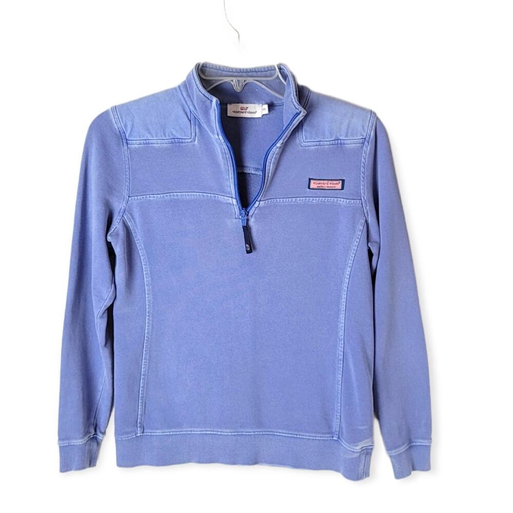 Vineyard Vines Womens Shep Shirt Half Zip Pullover Sweatshirt XXS Coastal Preppy